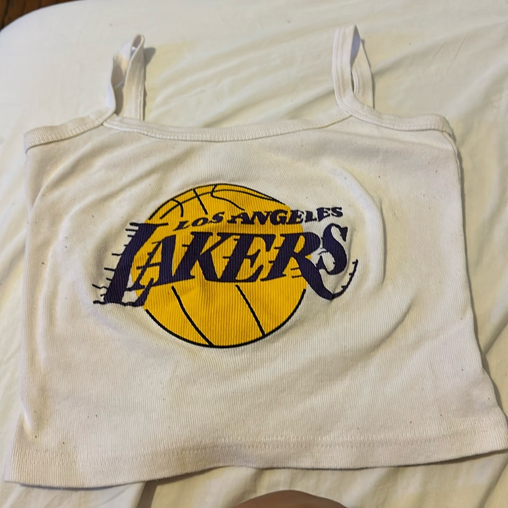 Los Angeles lakers crop top